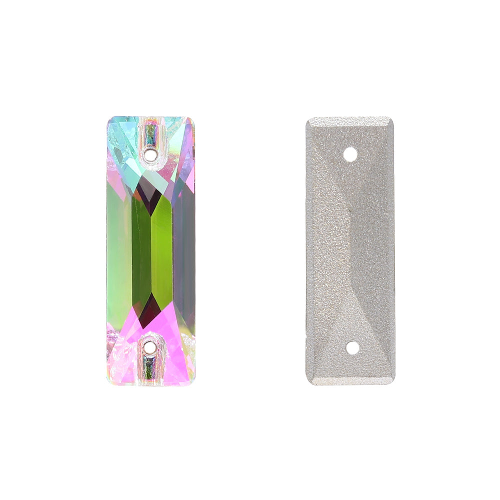 Crystal Phantom Cosmic Baguette Shape High Quality Glass Sew-on Rhinestones