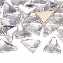 Crystal Derlta Shape High Quality Glass Beveled Flat Back Rhinestones