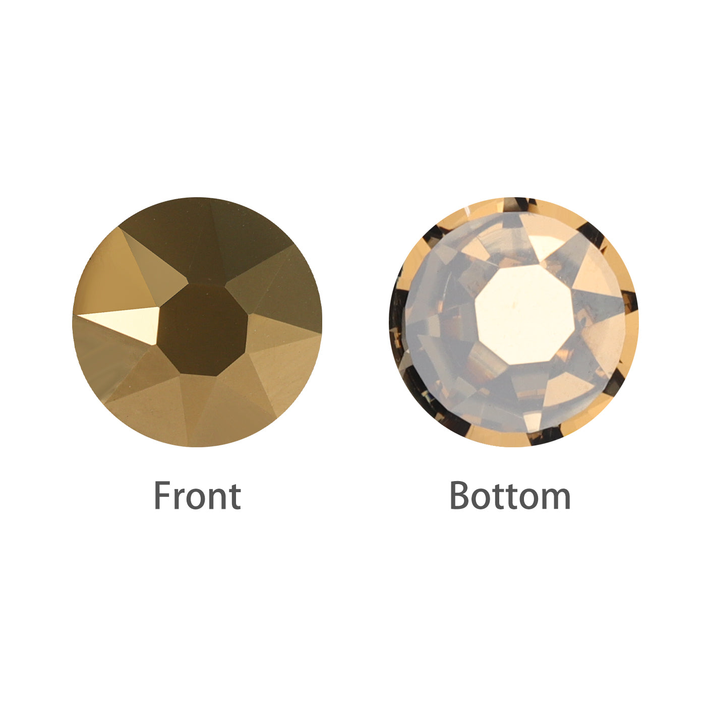 Dorado XIRIUS Round Shape High Quality Glass Beveled Flat Back Rhinestones WholesaleRhinestone