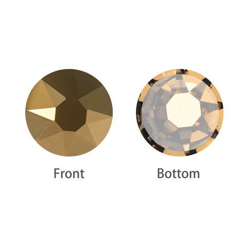 Dorado XIRIUS Round Shape High Quality Glass Beveled Flat Back Rhinestones Secondary image