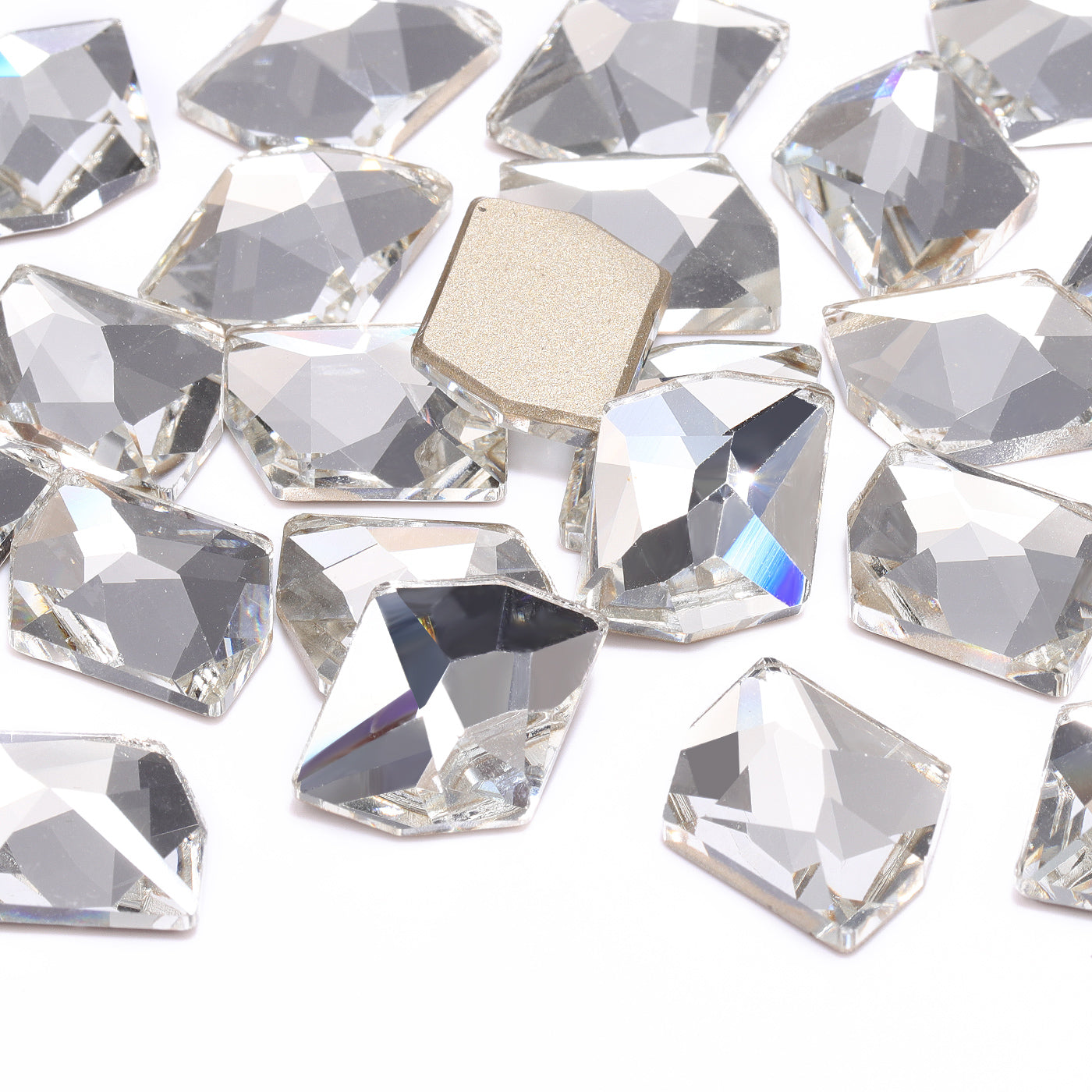 Crystal Cosmic Shape High Quality Glass Beveled Flat Back Rhinestones