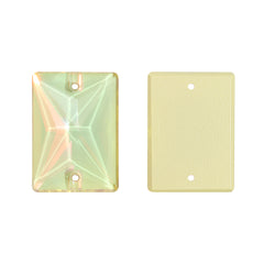Jonquil AM Rectangle Forma de alta calidad Glass Sew-On Rhinestones