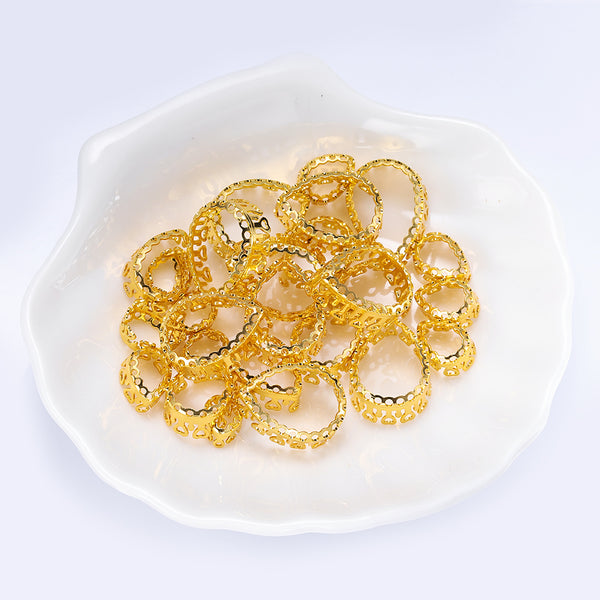 Drop Shape High-Quality Sew-on Nest Hollow Claw For Rhinestone Claw settings WholesaleRhinestone