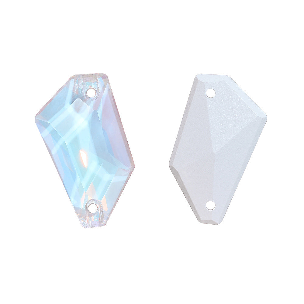 Crystal AM De-Art Shape High Quality Glass Sew-on Rhinestones Secondary image