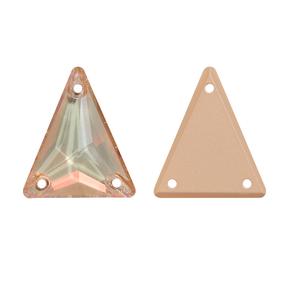 Slim Triangle Shape Silk AM High Quality Glass Sew-on Rhinestones