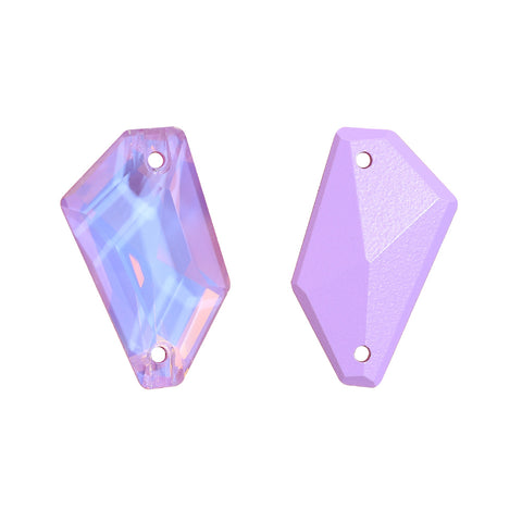 Lavender AM De-Art Shape High Quality Glass Sew-on Rhinestones