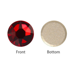 Siam XIRIUS Round Shape High Quality Glass Beveled Flat Back Rhinestones WholesaleRhinestone