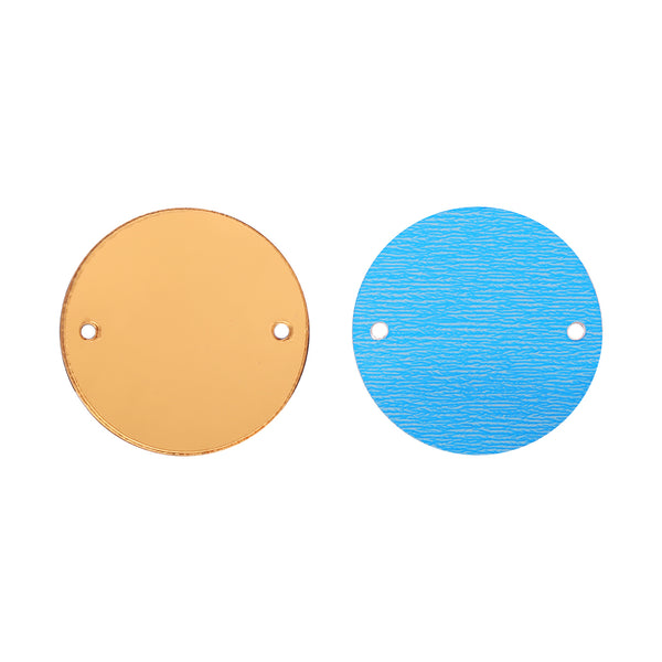 Round  Shape Multi Colors Acrylic Sew-on Mirror For Dance Costume WholesaleRhinestone