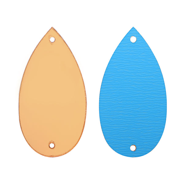 Drop Shape Multi Colors Acrylic Sew-on Mirror For Dance Costume WholesaleRhinestone