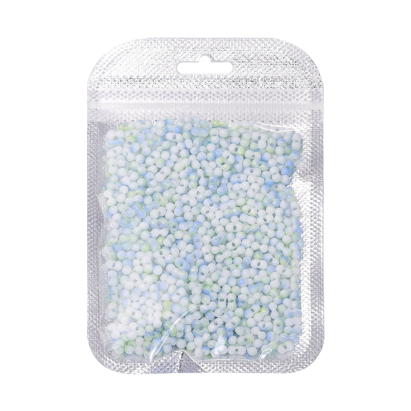 RNB003 Rainbow Effect Peanut Beads Shape Glass Seed Beads WholesaleRhinestone