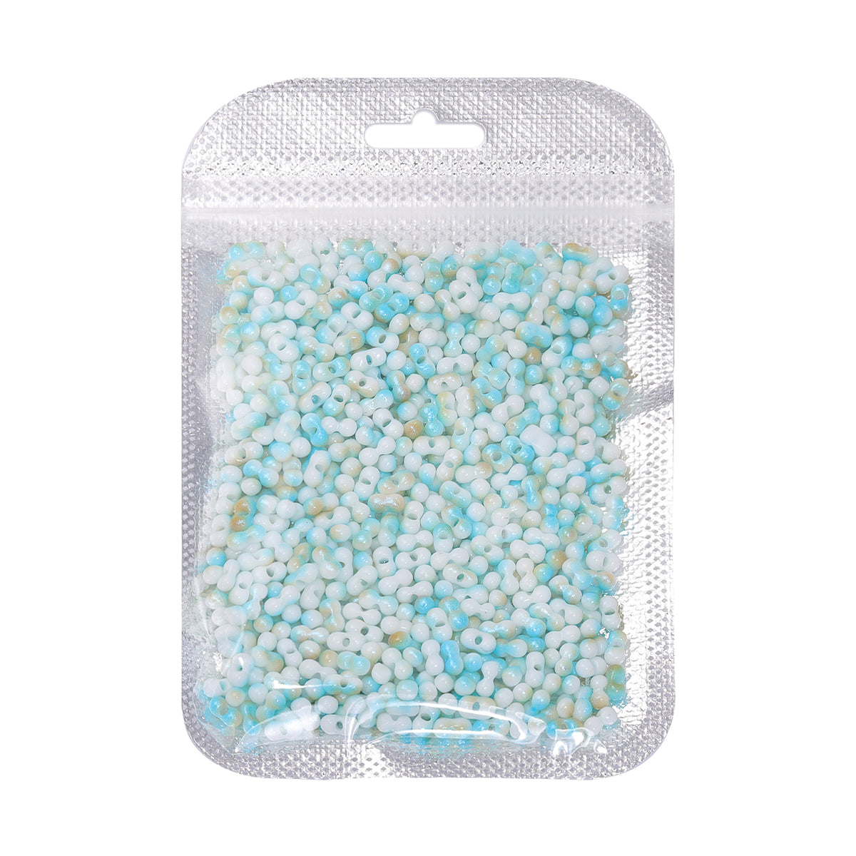 RNB004 Rainbow Effect Peanut Beads Shape Glass Seed Beads WholesaleRhinestone