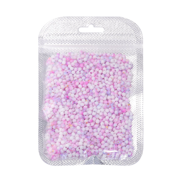 RNB010 Rainbow Effect Peanut Beads Shape Glass Seed Beads WholesaleRhinestone