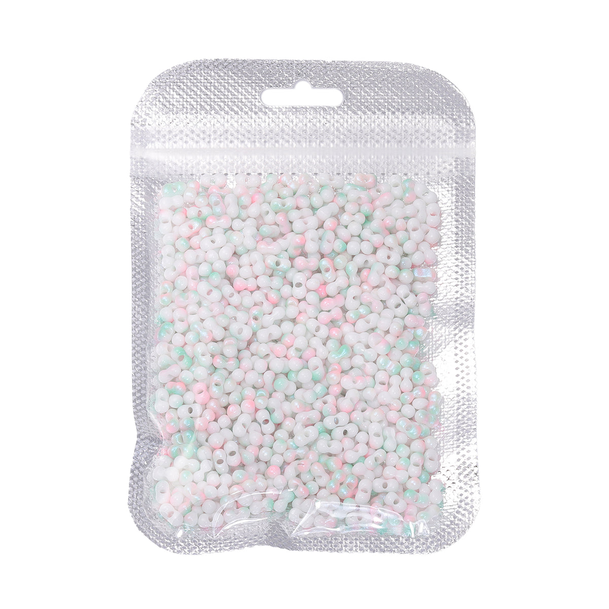 RNB011 Rainbow Effect Peanut Beads Shape Glass Seed Beads WholesaleRhinestone