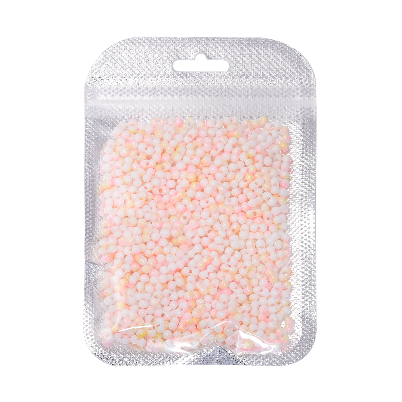 RNB012 Rainbow Effect Peanut Beads Shape Glass Seed Beads WholesaleRhinestone