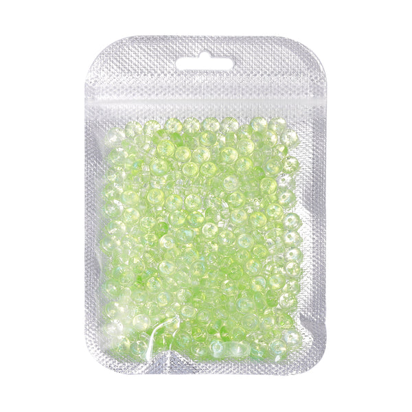 TMTG003 Transparent Candy Series Lucky Buckle Shape Glass Seed Beads WholesaleRhinestone