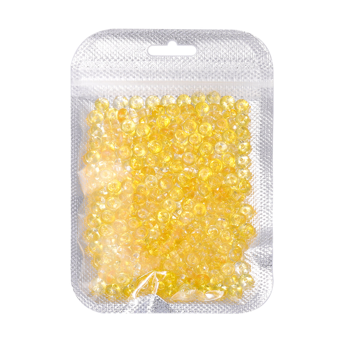 TMTG004 Transparent Candy Series Lucky Buckle Shape Glass Seed Beads