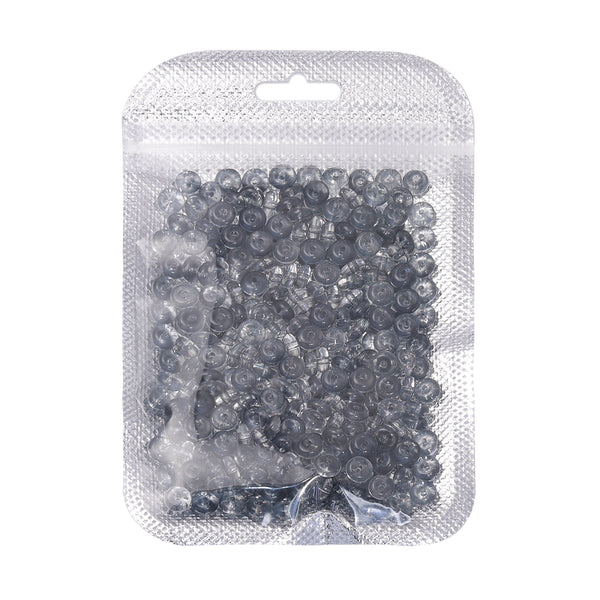 TMTG007 Transparent Candy Series Lucky Buckle Shape Glass Seed Beads