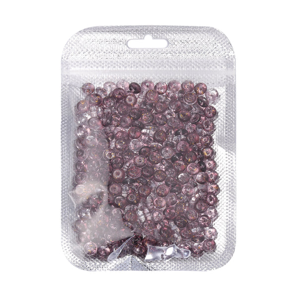 TMTG009 Transparent Candy Series Lucky Buckle Shape Glass Seed Beads WholesaleRhinestone