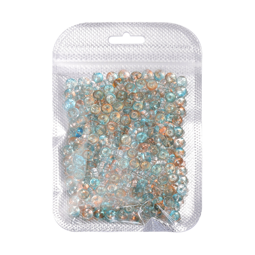 TMTG010 Transparent Candy Series Lucky Buckle Shape Glass Seed Beads WholesaleRhinestone