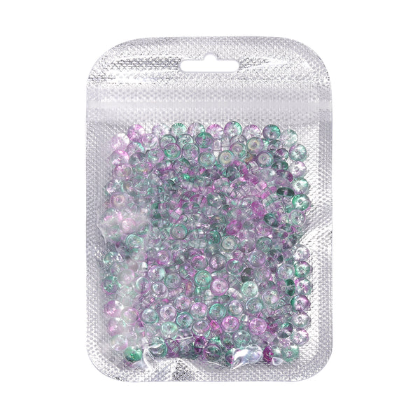 TMTG011 Transparent Candy Series Lucky Buckle Shape Glass Seed Beads WholesaleRhinestone