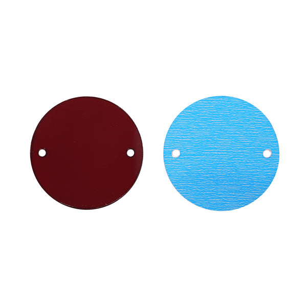 Round  Shape Multi Colors Acrylic Sew-on Mirror For Dance Costume WholesaleRhinestone