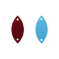 Navette  Shape Multi Colors Acrylic Sew-on Mirror For Dance Costume WholesaleRhinestone