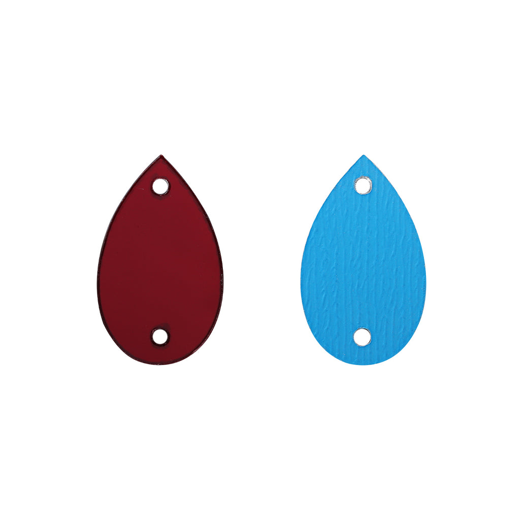 Drop Shape Multi Colors Acrylic Sew-on Mirror For Dance Costume WholesaleRhinestone