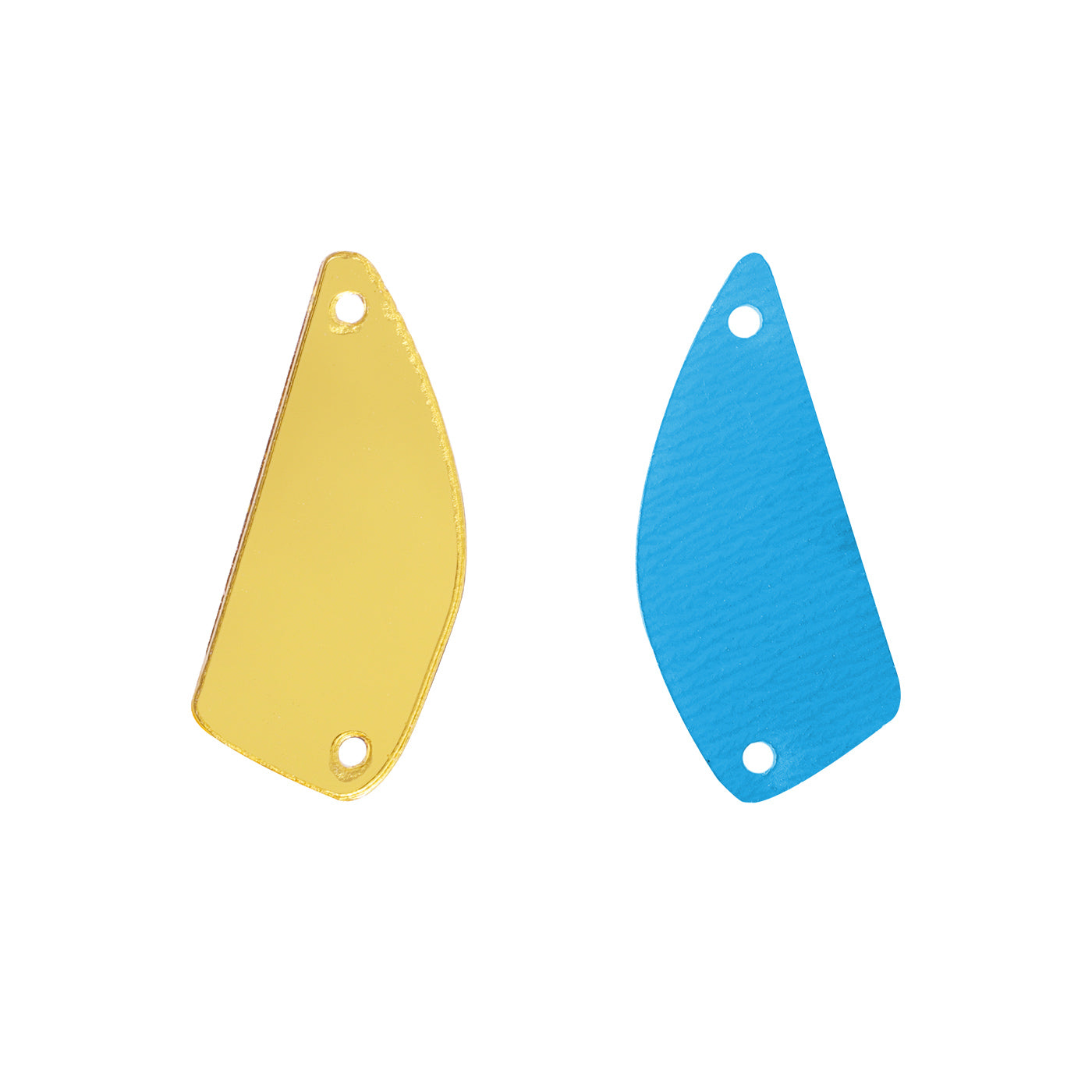 Flabellum Shape Multi Colors Acrylic Sew-on Mirror For Dance Costume WholesaleRhinestone