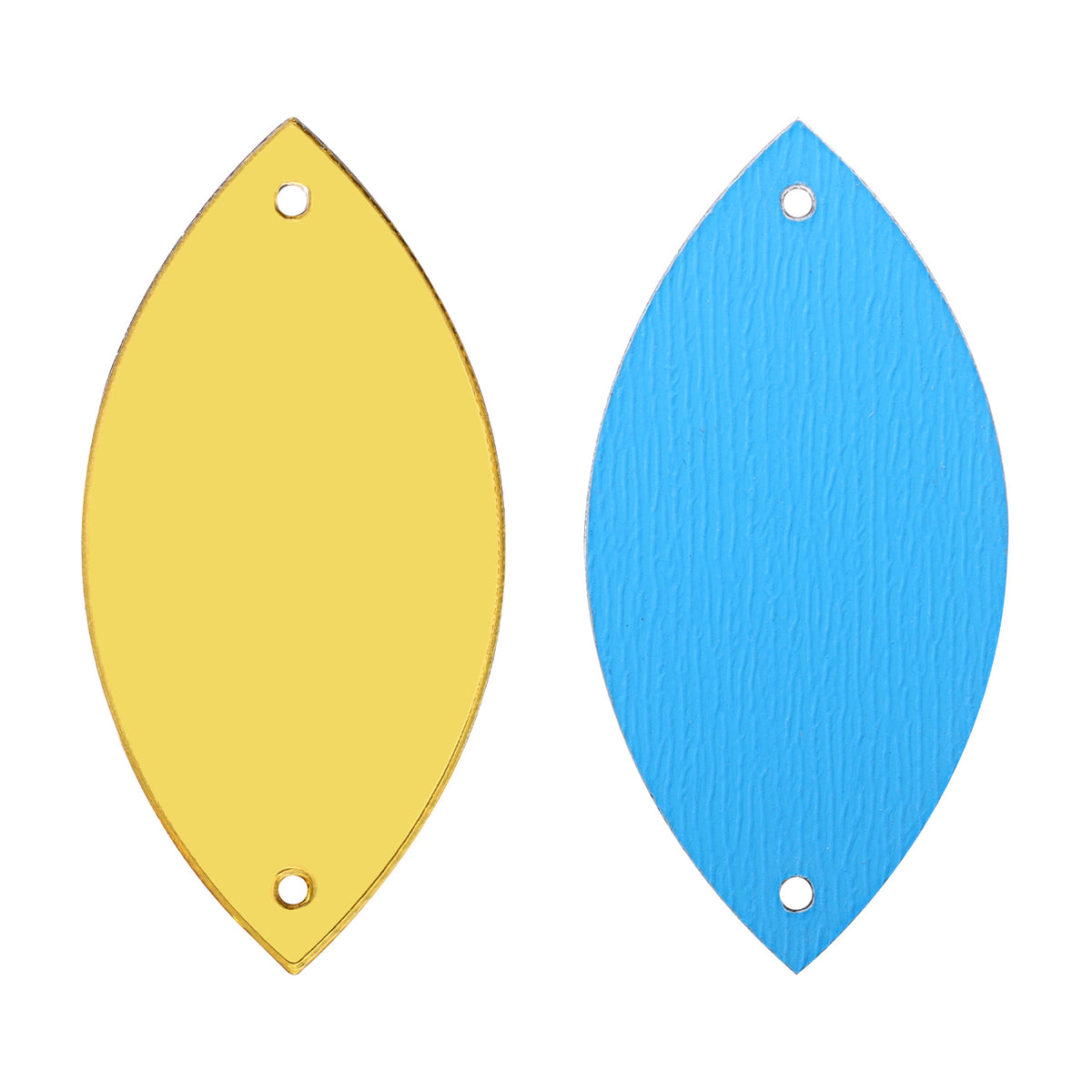 Navette  Shape Multi Colors Acrylic Sew-on Mirror For Dance Costume WholesaleRhinestone