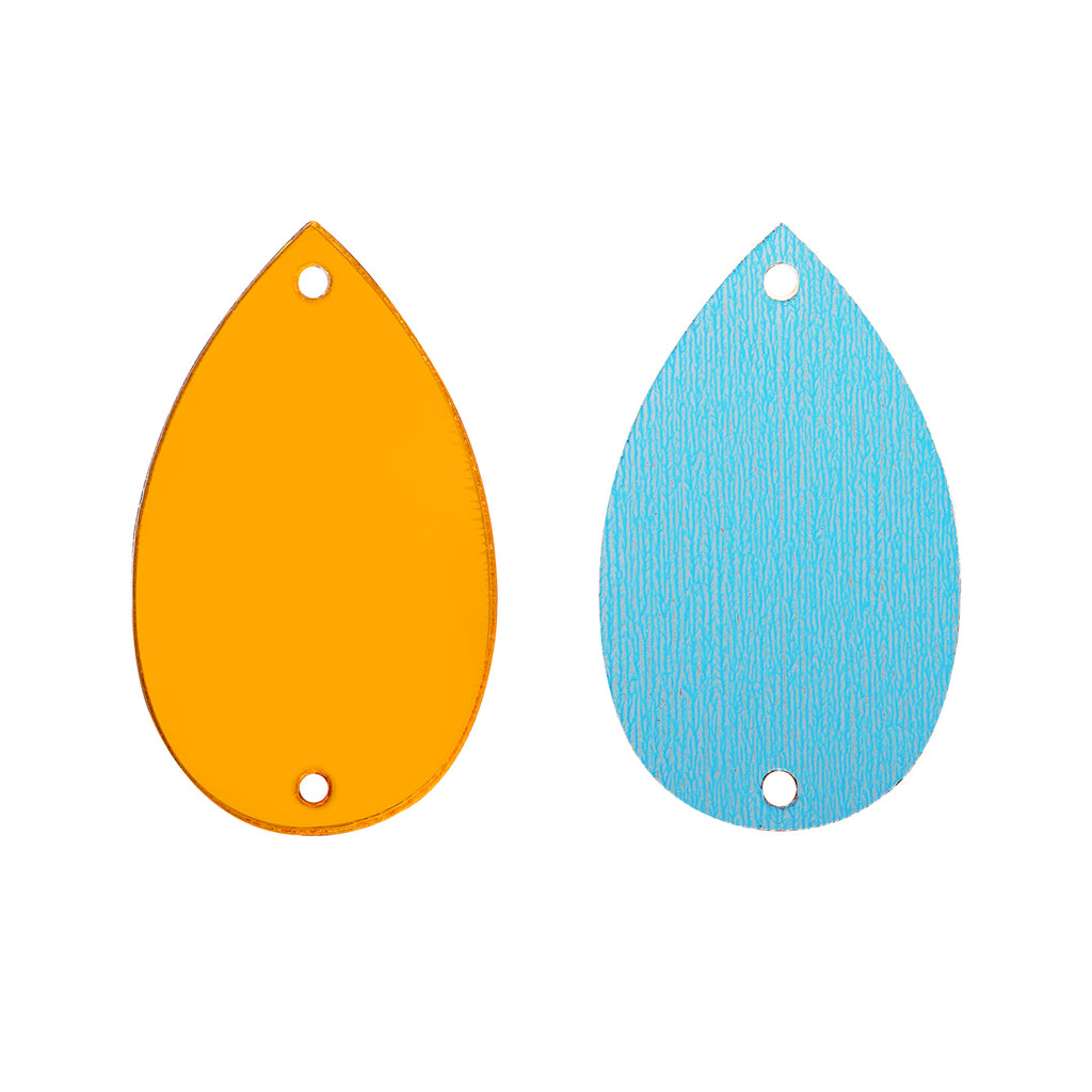 Drop Shape Multi Colors Acrylic Sew-on Mirror For Dance Costume WholesaleRhinestone