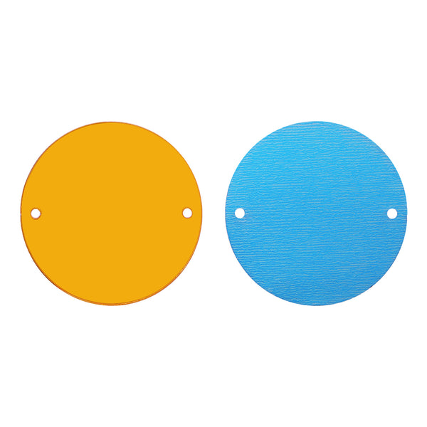 Round  Shape Multi Colors Acrylic Sew-on Mirror For Dance Costume WholesaleRhinestone