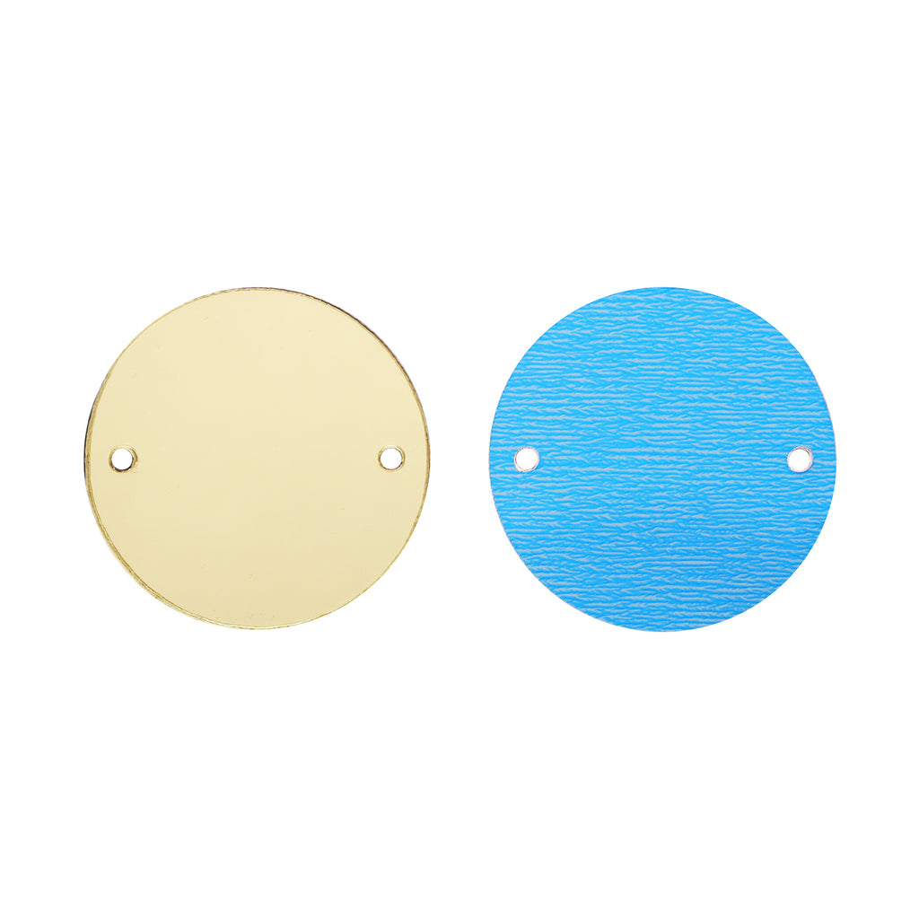 Round  Shape Multi Colors Acrylic Sew-on Mirror For Dance Costume WholesaleRhinestone