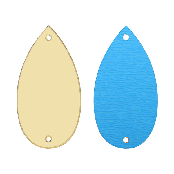 Drop Shape Multi Colors Acrylic Sew-on Mirror For Dance Costume WholesaleRhinestone