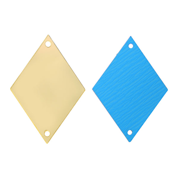 Rhombus Shape Multi Colors Acrylic Sew-on Mirror For Dance Costume WholesaleRhinestone