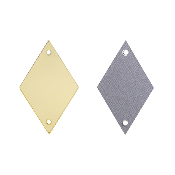 Rhombus Shape Multi Colors Acrylic Sew-on Mirror For Dance Costume WholesaleRhinestone