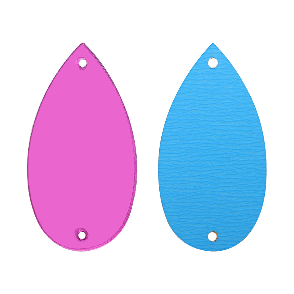 Drop Shape Multi Colors Acrylic Sew-on Mirror For Dance Costume WholesaleRhinestone