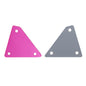 Irregular Triangle Shape Multi Colors Acrylic Sew-on Mirror For Dance Costume WholesaleRhinestone
