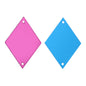 Rhombus Shape Multi Colors Acrylic Sew-on Mirror For Dance Costume WholesaleRhinestone