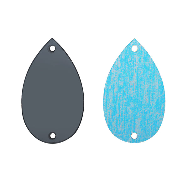 Drop Shape Multi Colors Acrylic Sew-on Mirror For Dance Costume WholesaleRhinestone