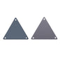 Triangle Shape Multi Colors Acrylic Sew-on Mirror For Dance Costume WholesaleRhinestone