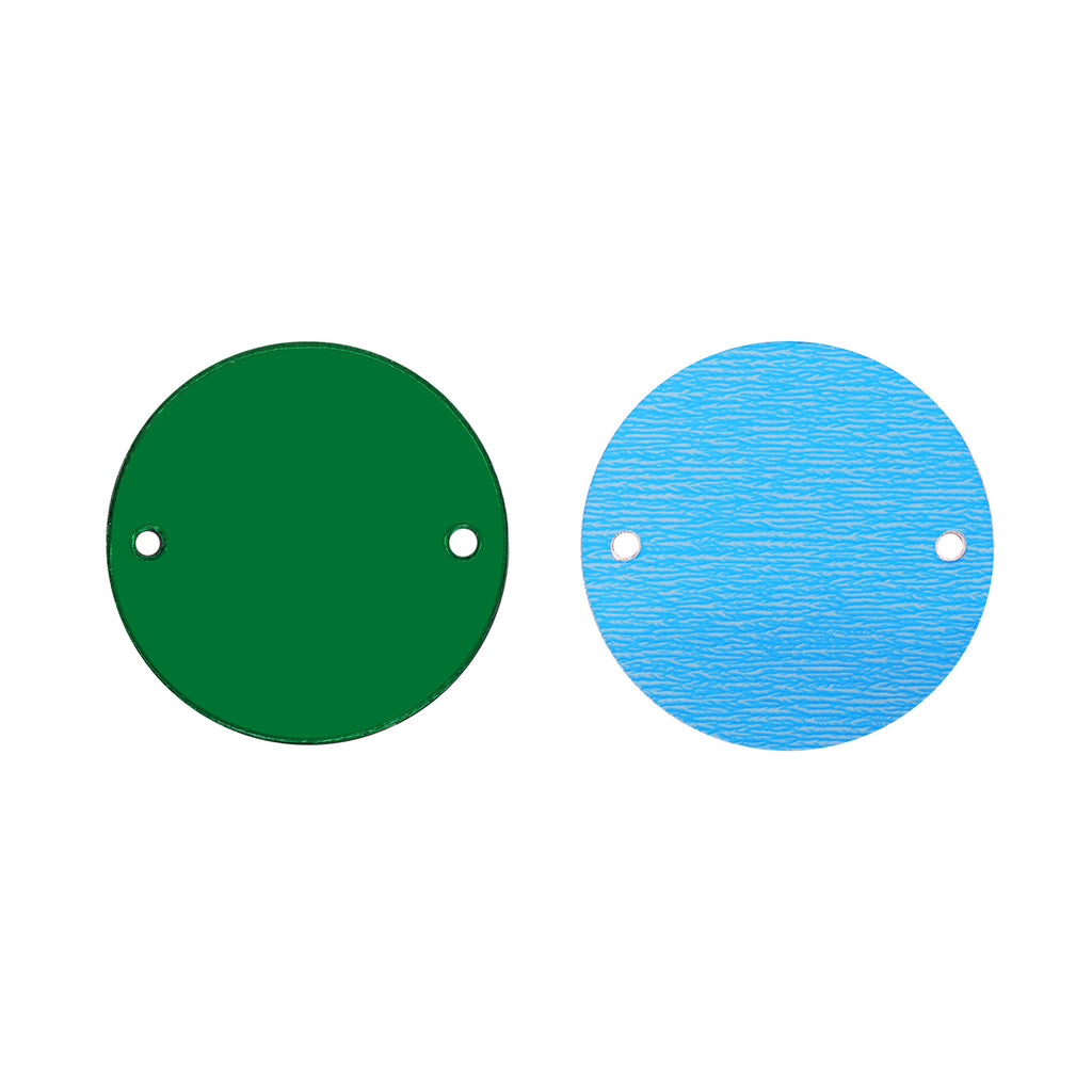 Round  Shape Multi Colors Acrylic Sew-on Mirror For Dance Costume WholesaleRhinestone
