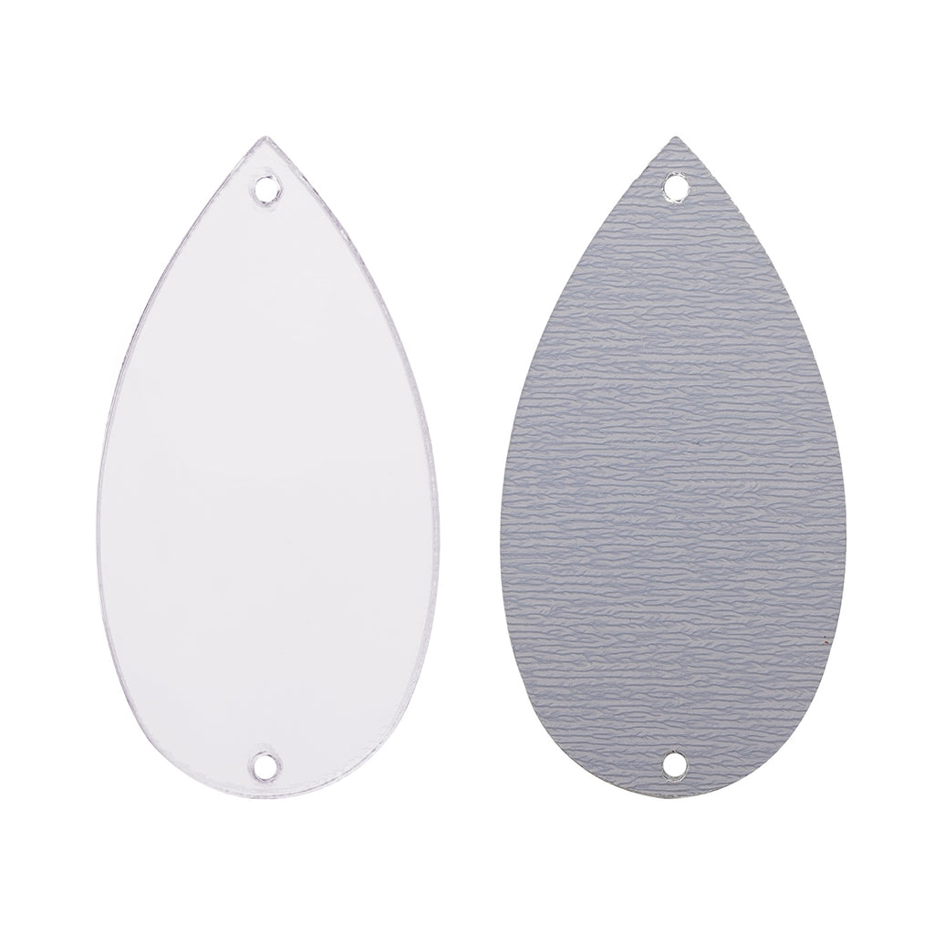 Drop Shape Multi Colors Acrylic Sew-on Mirror For Dance Costume WholesaleRhinestone