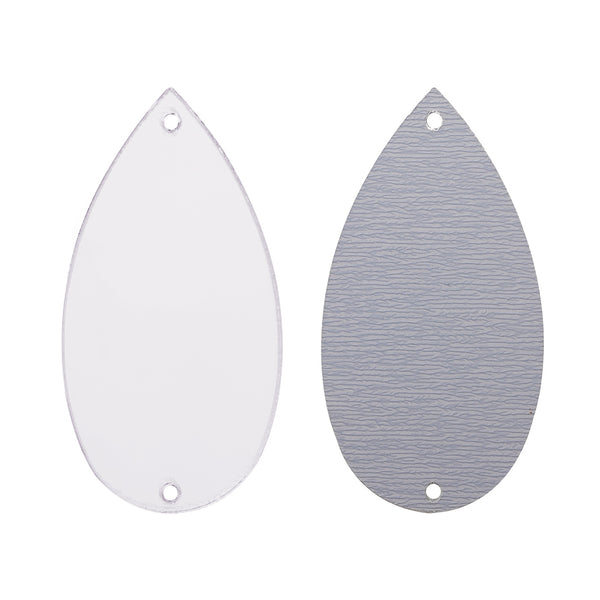 Drop Shape Multi Colors Acrylic Sew-on Mirror For Dance Costume WholesaleRhinestone