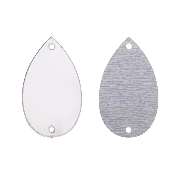 Drop Shape Multi Colors Acrylic Sew-on Mirror For Dance Costume WholesaleRhinestone