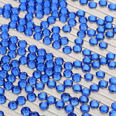 Sapphire Glass FlatBack Rhinestones In Bulk WholesaleRhinestone