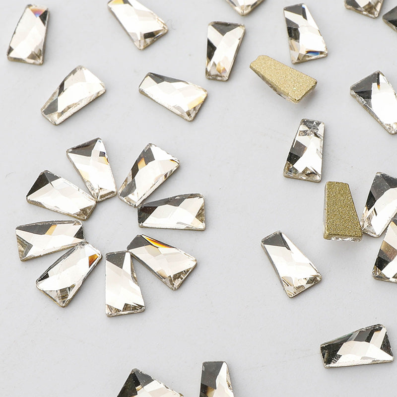 Trapezoid Shape Crystal Flat Back Fancy Rhinestones WholesaleRhinestone