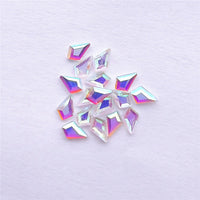 Arrow Shape Crystal AB Unfoiled Flat Back Fancy Rhinestones WholesaleRhinestone