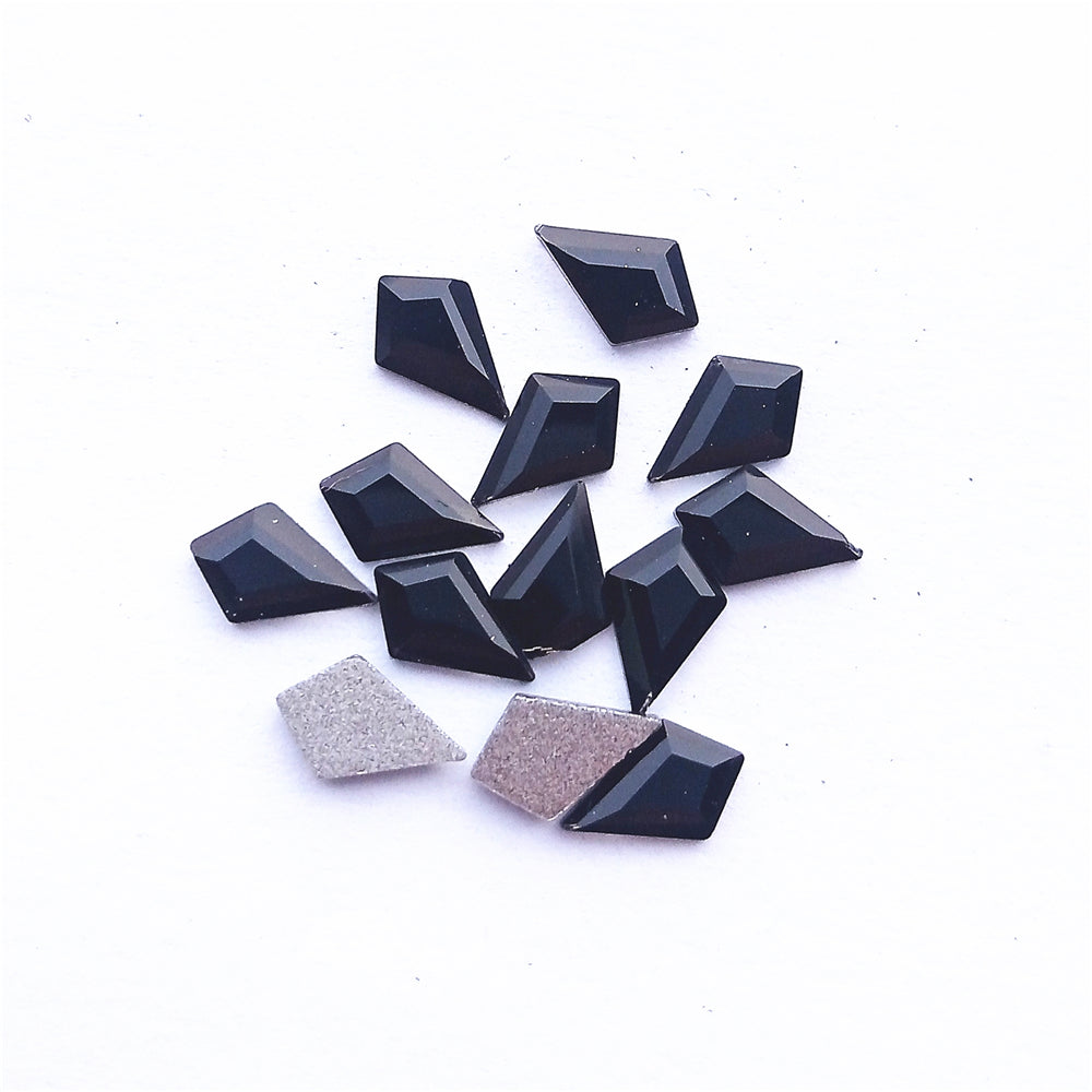 Arrow Shape Black Flat Back Fancy Rhinestones Secondary image