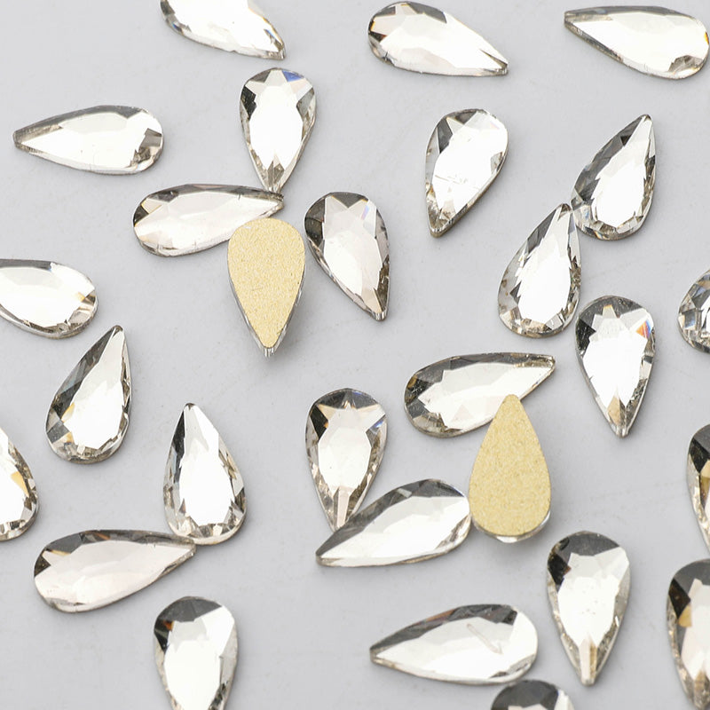 Raindrop Shape Crystal Flat Back Fancy Rhinestones WholesaleRhinestone