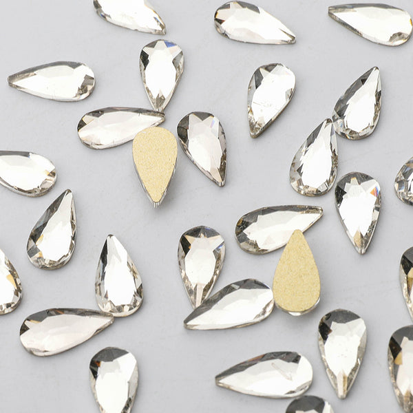 Raindrop Shape Crystal Flat Back Fancy Rhinestones WholesaleRhinestone